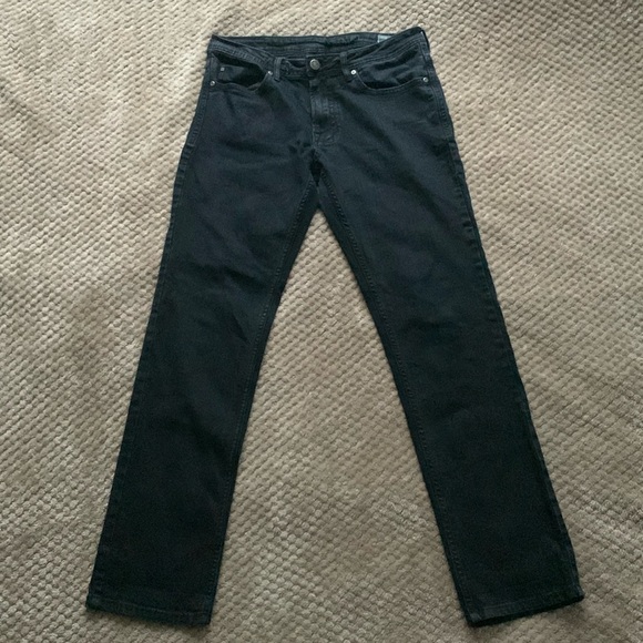 Black Jack-X Slim Straight Stretch Jeans - Picture 1 of 6